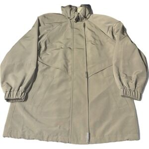 Classic Element Tan Coat Jacket, Size S/CH (6-8) Polyester Nylon Coated